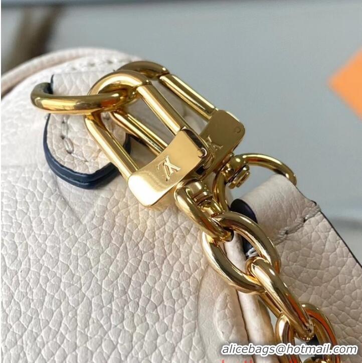 Top Quality Louis Vuitton Monogram Empreinte Wallet On Chain Ivy M82211 White