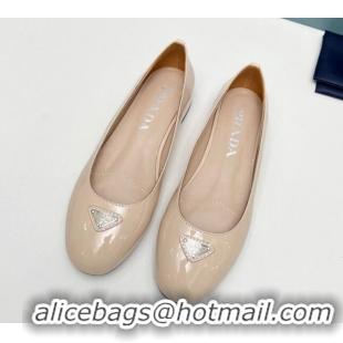 Most Popular Prada Patent Leather ballerinas Flat Nude 725066