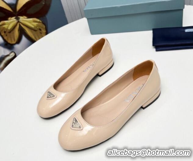 Most Popular Prada Patent Leather ballerinas Flat Nude 725066