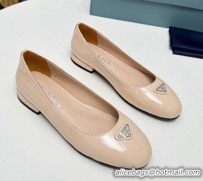 Most Popular Prada Patent Leather ballerinas Flat Nude 725066