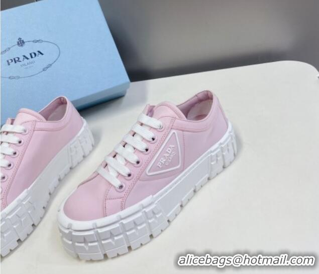 Discount Fashion Prada Nylon Platform Sneakers 5cm Light Pink 805014