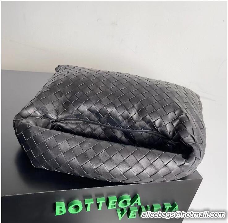 Super Quality Bottega Veneta Hop Intrecciato Leather Tote Bag 763966 Black