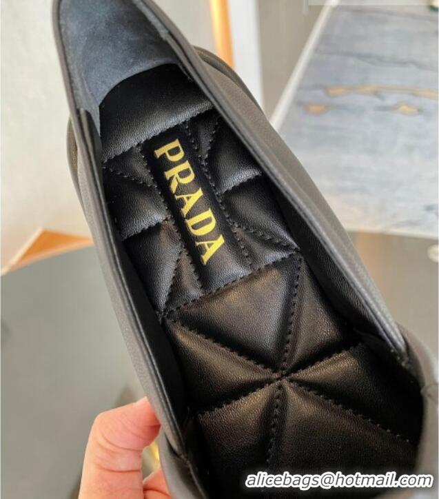 Good Product Prada Quilted Nappa Leather Loafers Black 901106