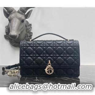 Good Product Dior Miss Dior Top handle Bag in Cannage Lambskin 1148 Black 2023