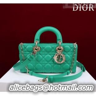 New Design Dior Medium Lady D-Joy Bag in Cannage Lambskin 1021 Light Green 2023