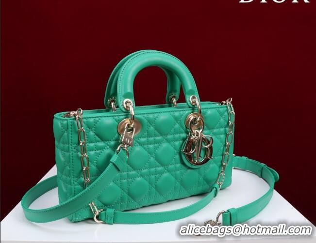 New Design Dior Medium Lady D-Joy Bag in Cannage Lambskin 1021 Light Green 2023