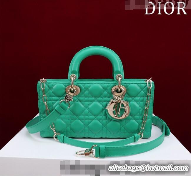 New Design Dior Medium Lady D-Joy Bag in Cannage Lambskin 1021 Light Green 2023