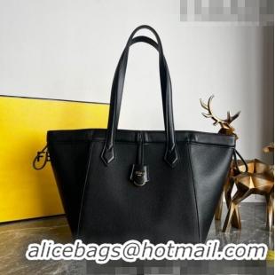 Buy Discount Fendi Origami Medium Bag in Leather that can be transformed F1075 Black 2023