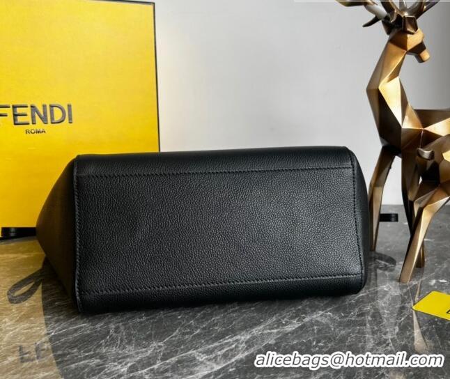 Buy Discount Fendi Origami Medium Bag in Leather that can be transformed F1075 Black 2023