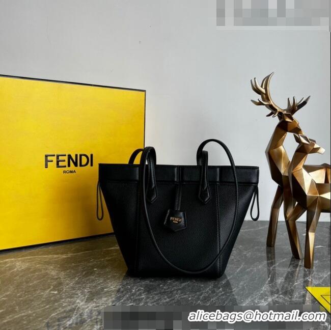 Buy Cheap Fendi Origami Mini Bag in Leather that can be transformed F1076 Black 2023