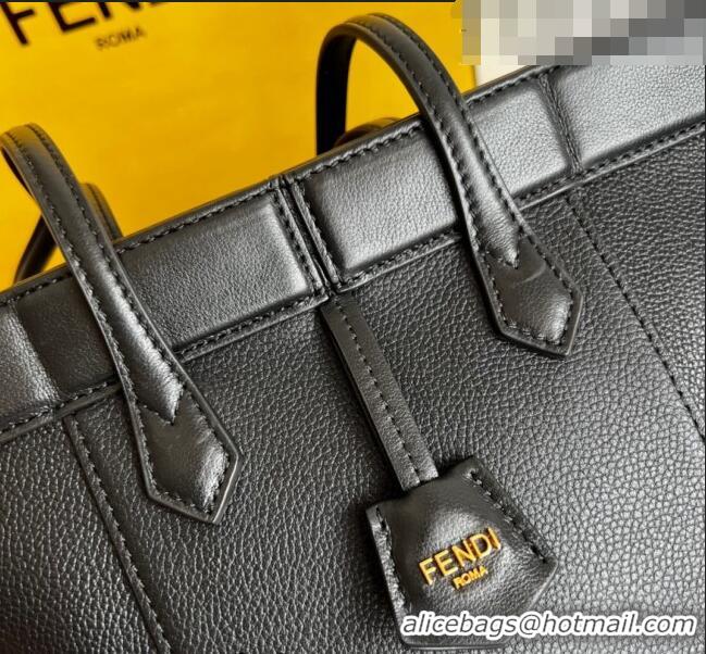 Buy Cheap Fendi Origami Mini Bag in Leather that can be transformed F1076 Black 2023