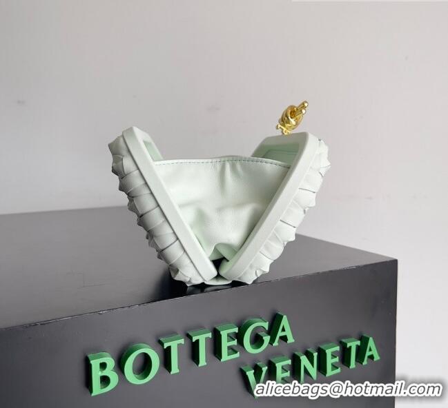 Top Quality Bottega Veneta Knot Minaudiere Clutch in Knotted Intreccio Leather 717623 White 2023