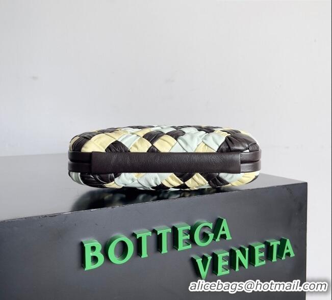 Promotional Bottega Veneta Knot Minaudiere Clutch in Foulard Intreccio Leather 717622 Multicolor 2023