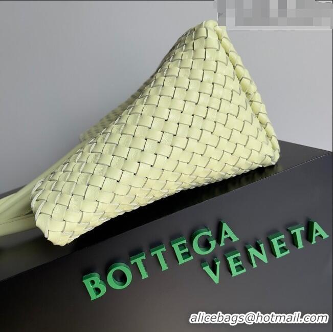 Trendy Design Bottega Veneta Small Cabat Tote Bag in Intreccio Leather 730297 Light Yellow 2023