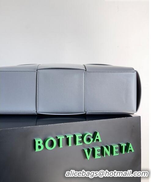 Top Quality Bottega Veneta Arco Briefcase in Intreccio Leather 746358 Grey 2023