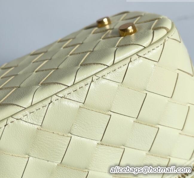 Famous Brand Bottega Veneta Mini Intrecciato Vanity Case 743551 Yellow 2023