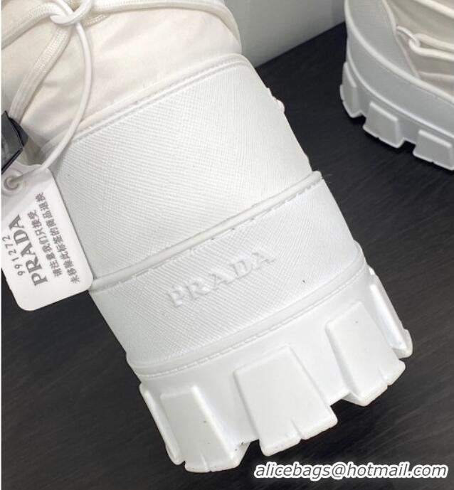 Low Price Prada Nylon gabardine après-ski boots White 1U007N2