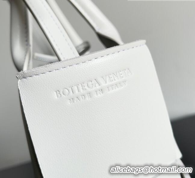 Super Quality Bottega Veneta Mini Arco Tote Bag in Lambskin 709337 White 2023