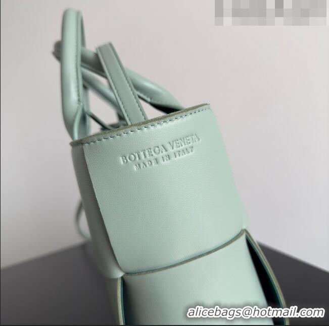 Top Grade Bottega Veneta Mini Arco Tote Bag in Lambskin 709337 Green 2023