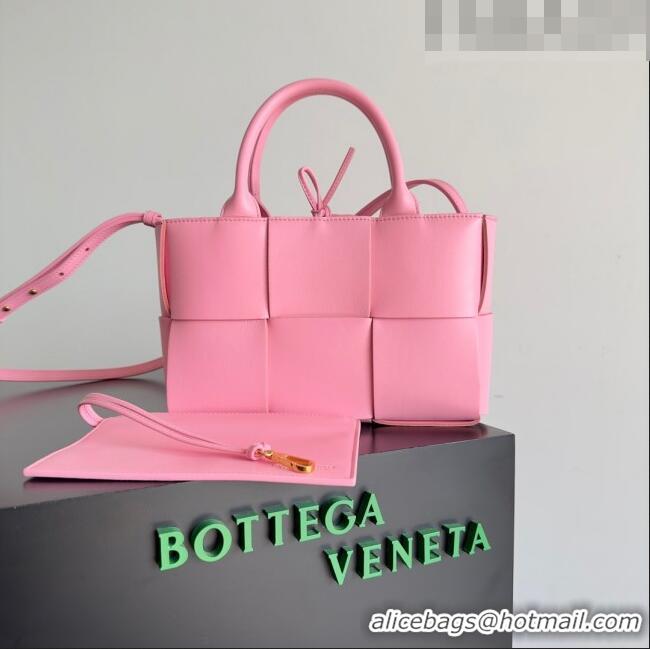 Trendy Design Bottega Veneta Mini Arco Tote Bag in Lambskin 709337 Pink 2023