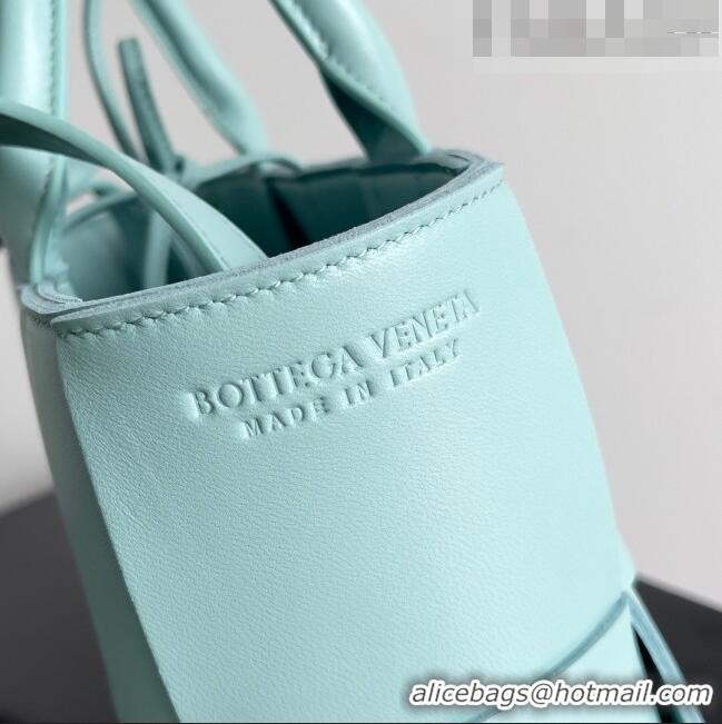 Top Quality Bottega Veneta Mini Arco Tote Bag in Lambskin 709337 Light Blue 2023