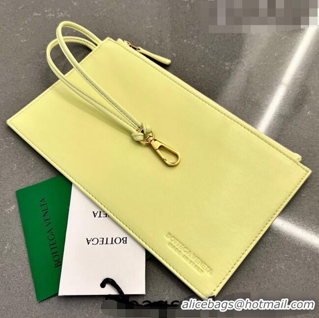 Super Quality Bottega Veneta Large Cabat Tote Bag in Intreccio Leather Ice Cream 608811 Yellow 2023