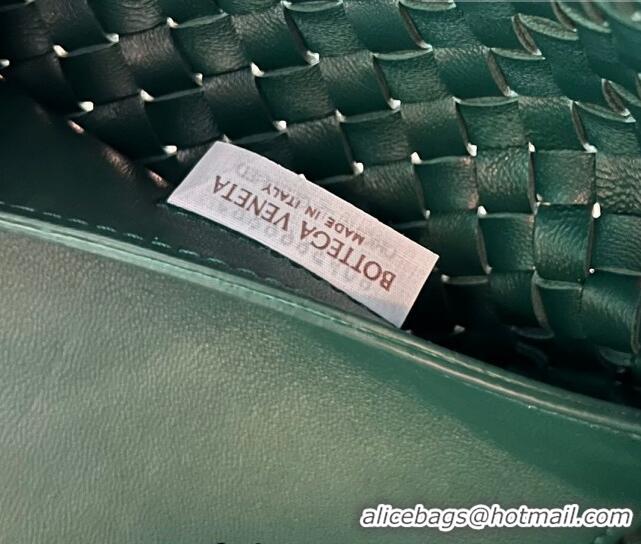 Top Quality Bottega Veneta Large Cabat Tote Bag in Intreccio Leather 608811 Green 2023