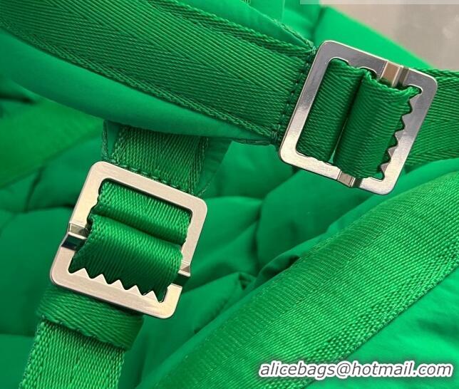 Best Quality Bottega Veneta Backpack bag in Intreccio Nylon 690891 Parrot Green 2023