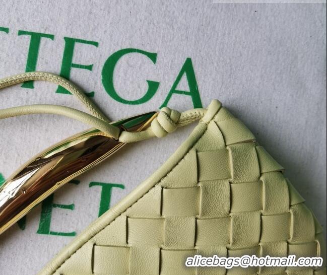 Most Popular Bottega Veneta Mini Sardine Bag in Intrecciato Leather 744267 Ice Cream Yellow 2023