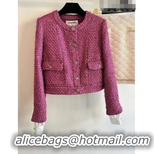 Hot Sale Design Chanel Tweed Jacket CH102103 Rosy 2023