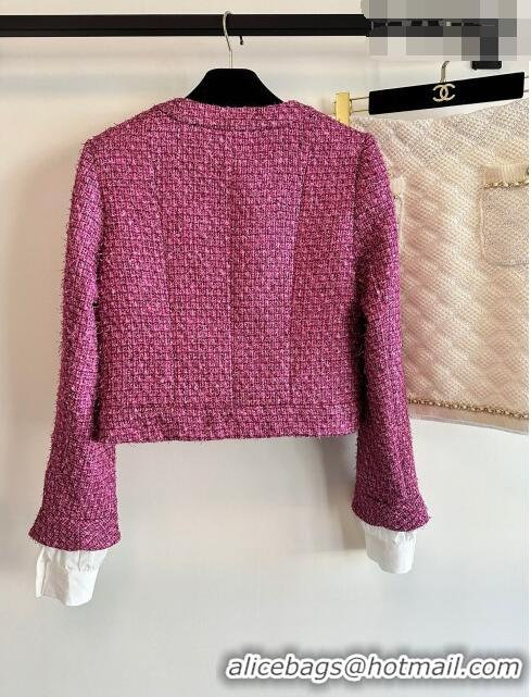 Hot Sale Design Chanel Tweed Jacket CH102103 Rosy 2023