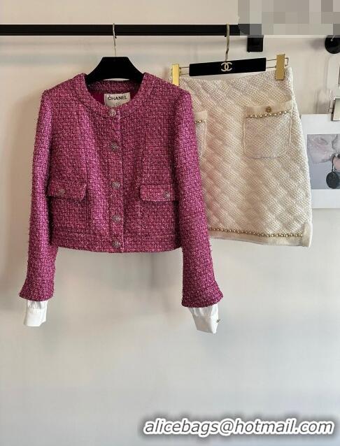 Hot Sale Design Chanel Tweed Jacket CH102103 Rosy 2023