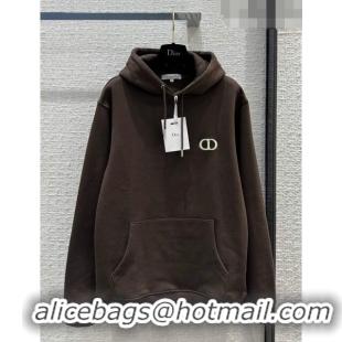 Famous Brand Dior Hoodie D102107 Brown 2023