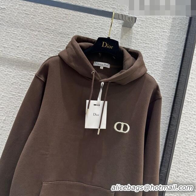 Famous Brand Dior Hoodie D102107 Brown 2023