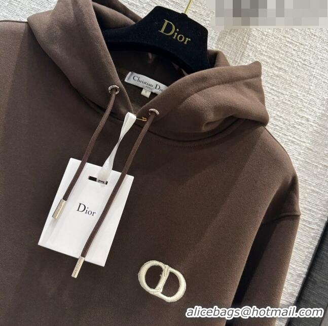 Famous Brand Dior Hoodie D102107 Brown 2023