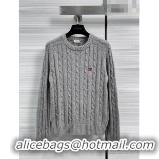 Good Product Celine Cashmere & Wool Sweater C102114 Grey 2023