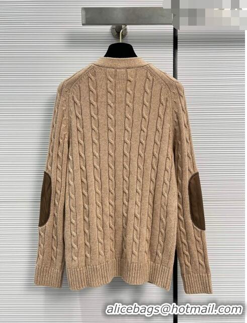 ​Pretty Style Celine Cashmere & Wool Cardigan C102116 Brown 2023