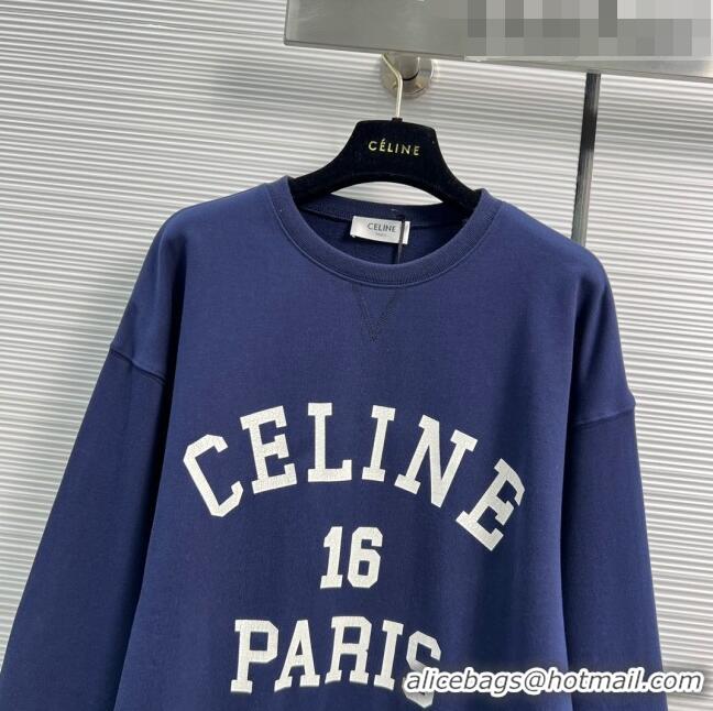 ​Famous Brand Celine Sweatershirt C102118 Blue 2023