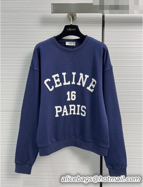 ​Famous Brand Celine Sweatershirt C102118 Blue 2023