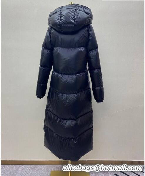 ​Big Discount Moncler Long Down Jacket M02123 Black 2023