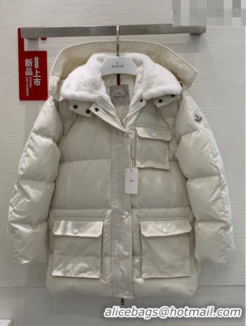 Buy Cheapest Moncler Down Jacket M02124 Beige 2023