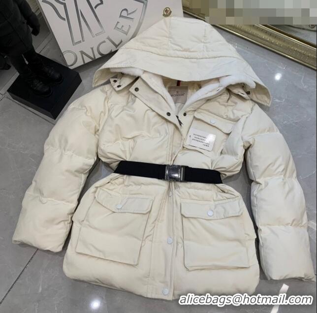 Buy Cheapest Moncler Down Jacket M02124 Beige 2023