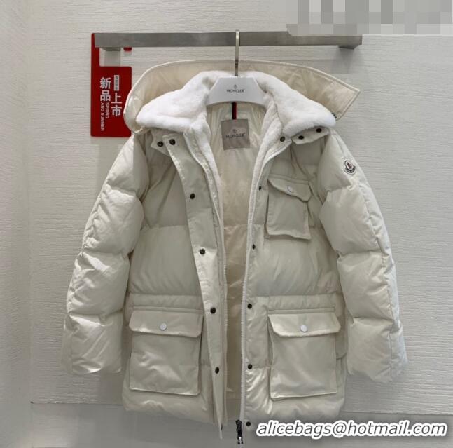 Buy Cheapest Moncler Down Jacket M02124 Beige 2023