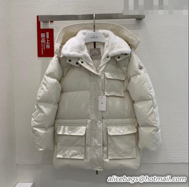 Buy Cheapest Moncler Down Jacket M02124 Beige 2023