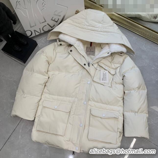 Buy Cheapest Moncler Down Jacket M02124 Beige 2023