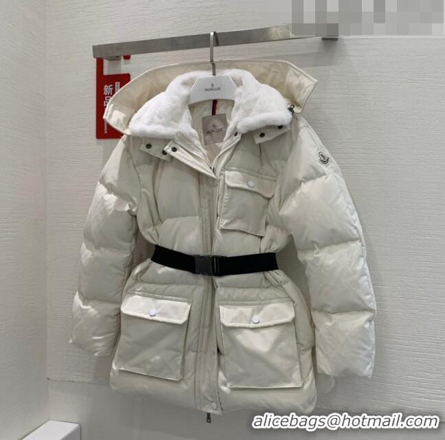 Buy Cheapest Moncler Down Jacket M02124 Beige 2023