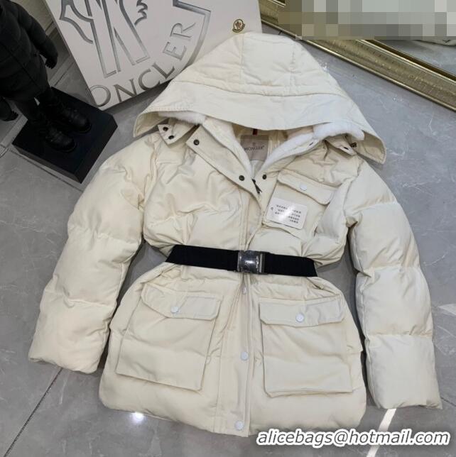 Buy Cheapest Moncler Down Jacket M02124 Beige 2023