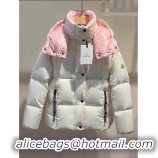 ​Traditional Specials Moncler Down Jacket M102301 White/Pink 2023