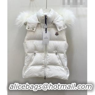 ​Best Product Moncler Down Vest M102308 White 2023