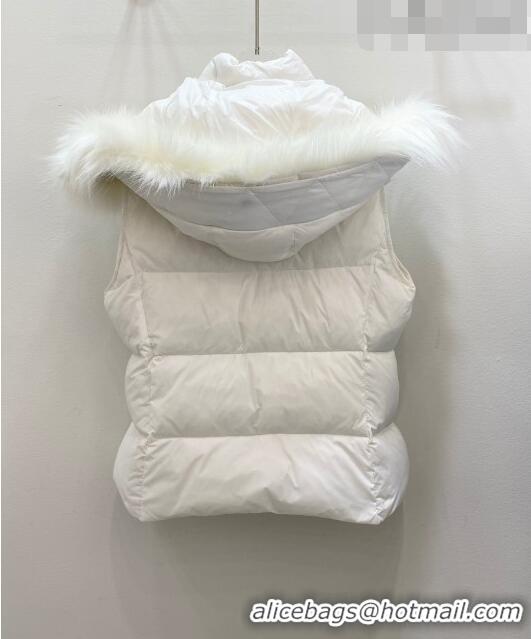 ​Best Product Moncler Down Vest M102308 White 2023